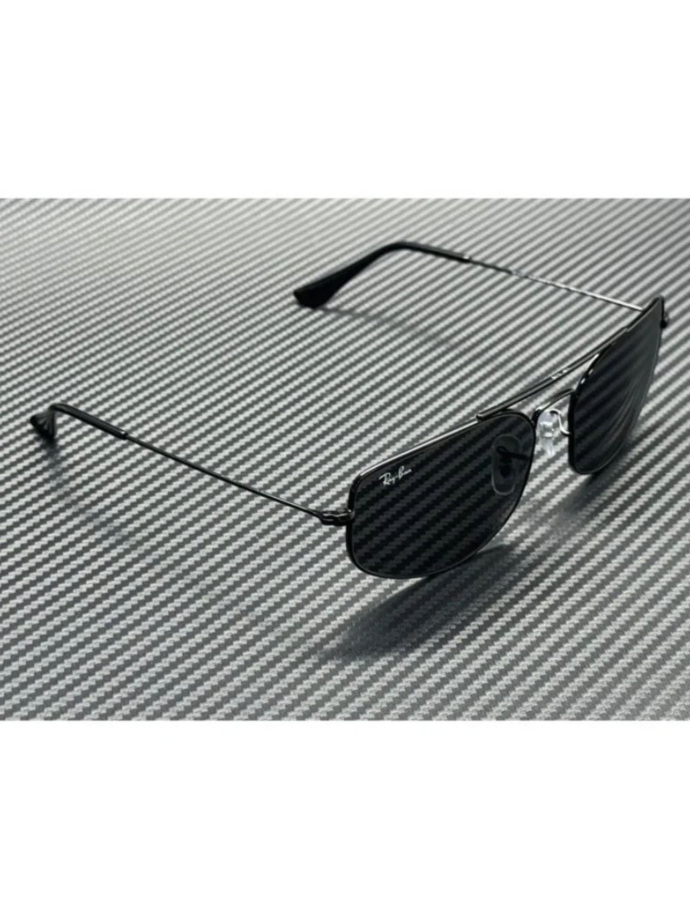 New Ray-Ban Men Black Sunglasses 60-17-140